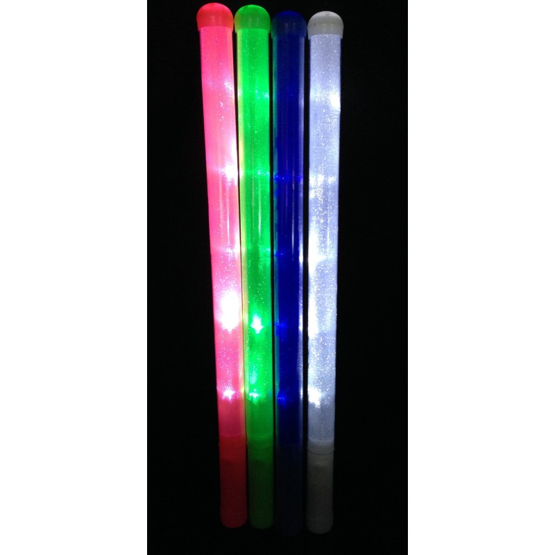Funmo 12 bâtons lumineux en fibre de verre, bâtons lumineux LED colorés et  clignotants, bâtons lumineux LED 3 modes, bâtons lumineux pour enfants
